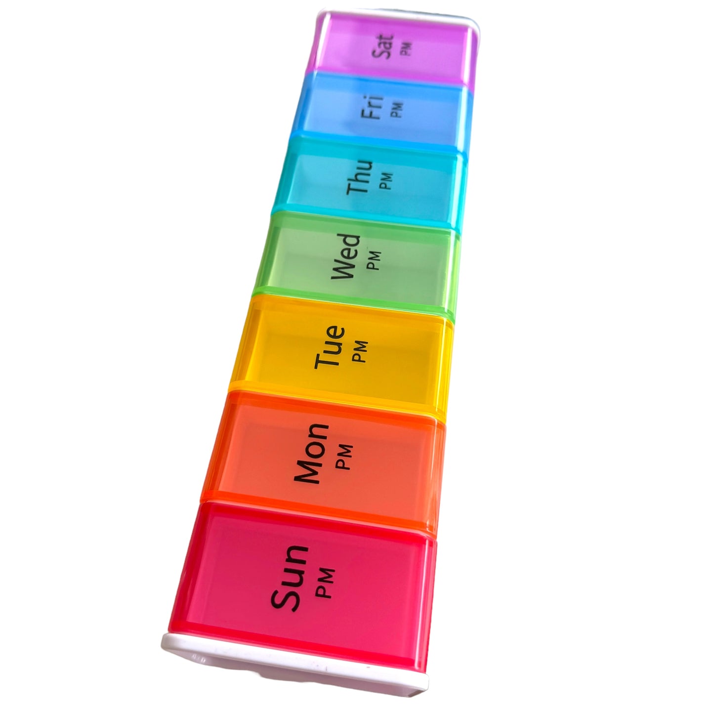 7 Day Pill Box — 2x Day — Super Sized Jumbo Box