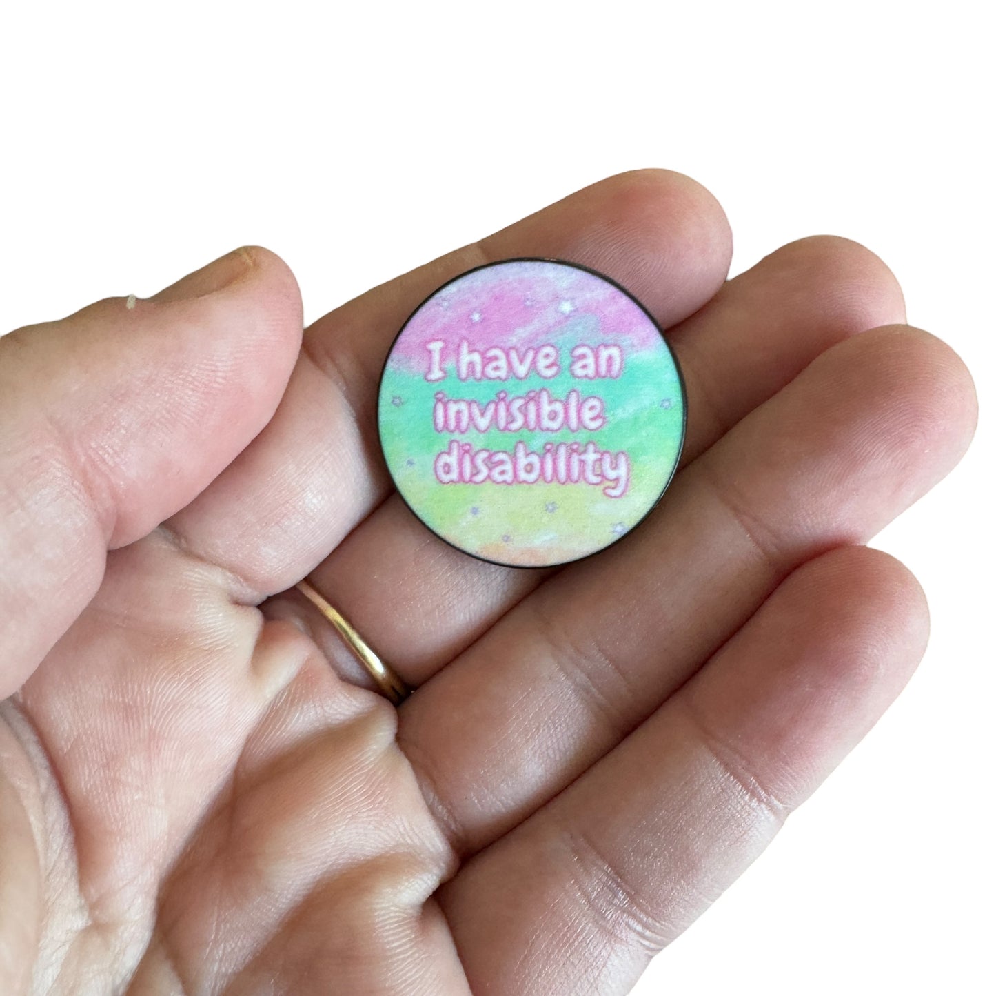 Pins — 'I have an invisible disability’