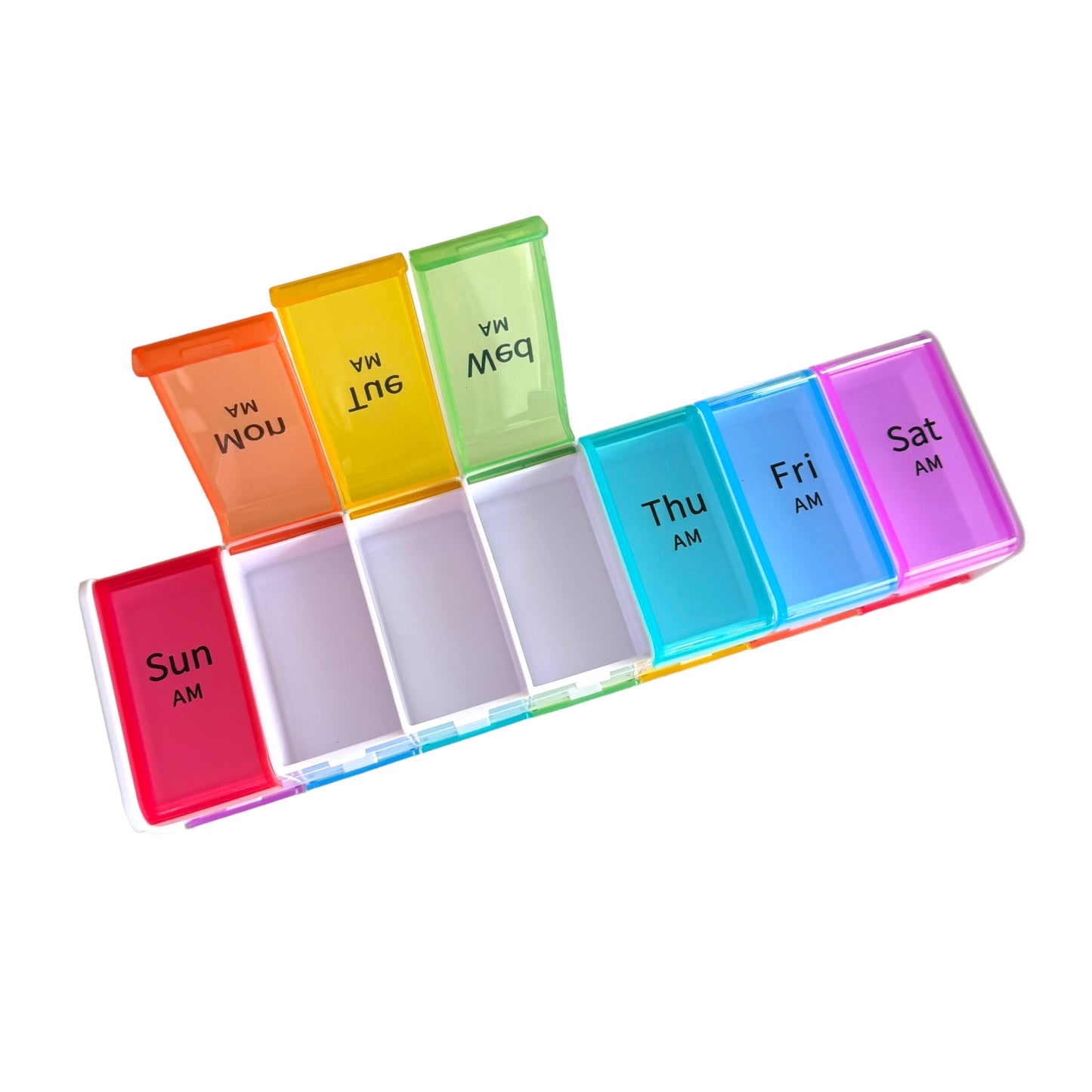 7 Day Pill Box — 2x Day — Super Sized Jumbo Box