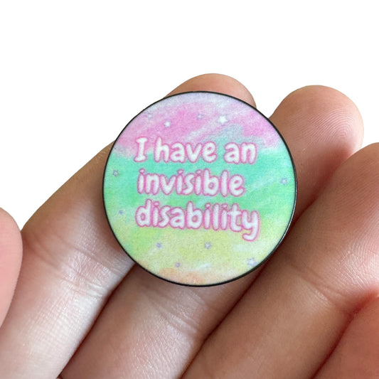 Pins — 'I have an invisible disability’