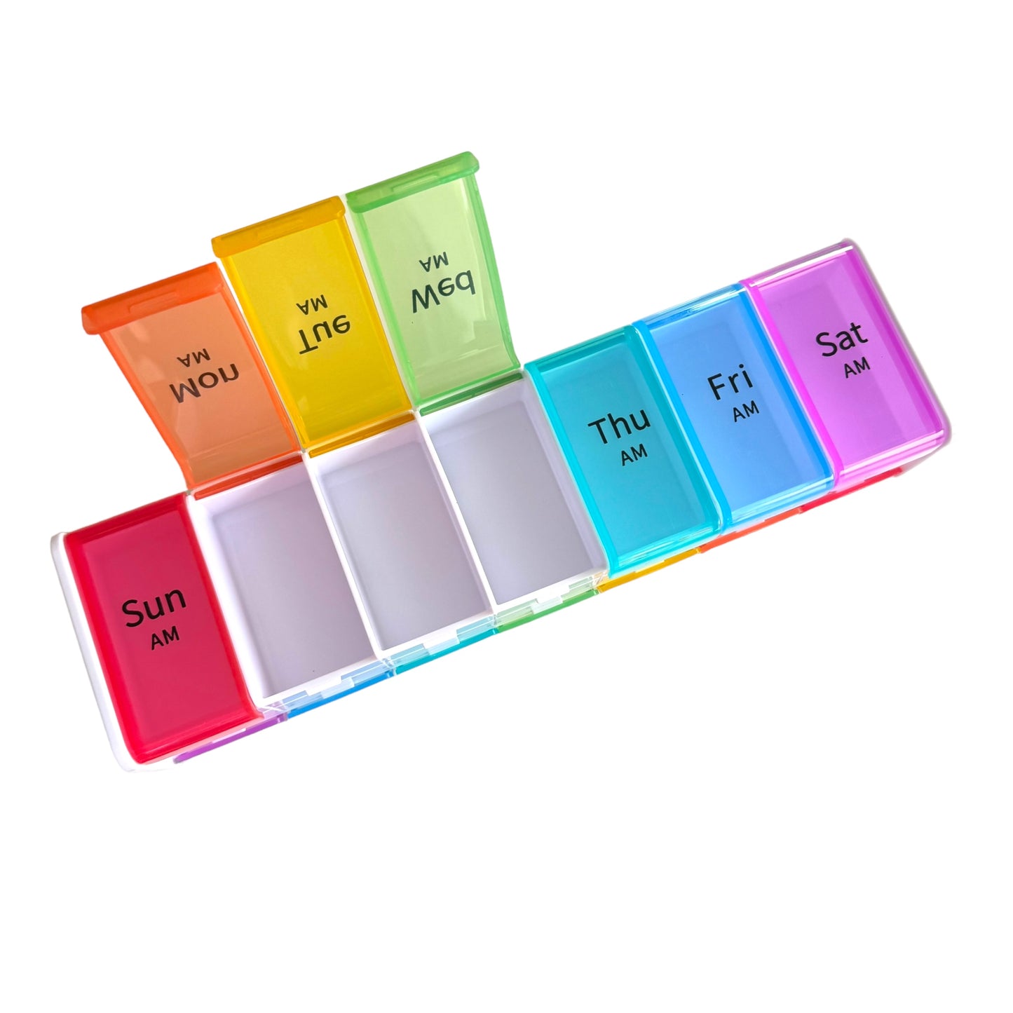 7 Day Pill Box — 2x Day — Super Sized Jumbo Box