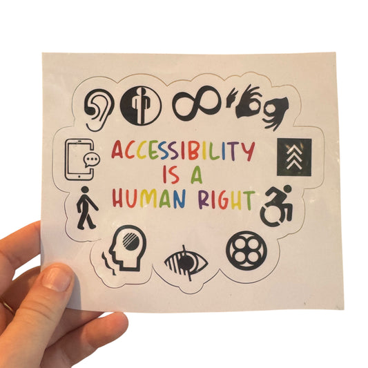 Sticker — Accessibility is a Human Right
