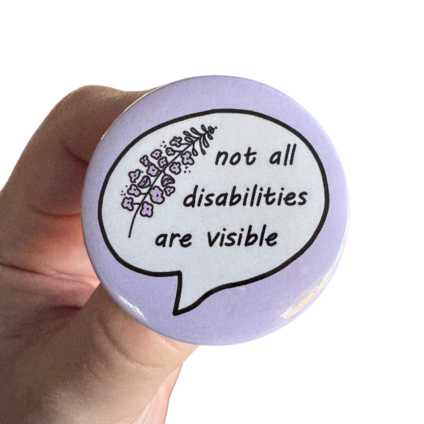 Pins — 'Not all disabilities are visible’