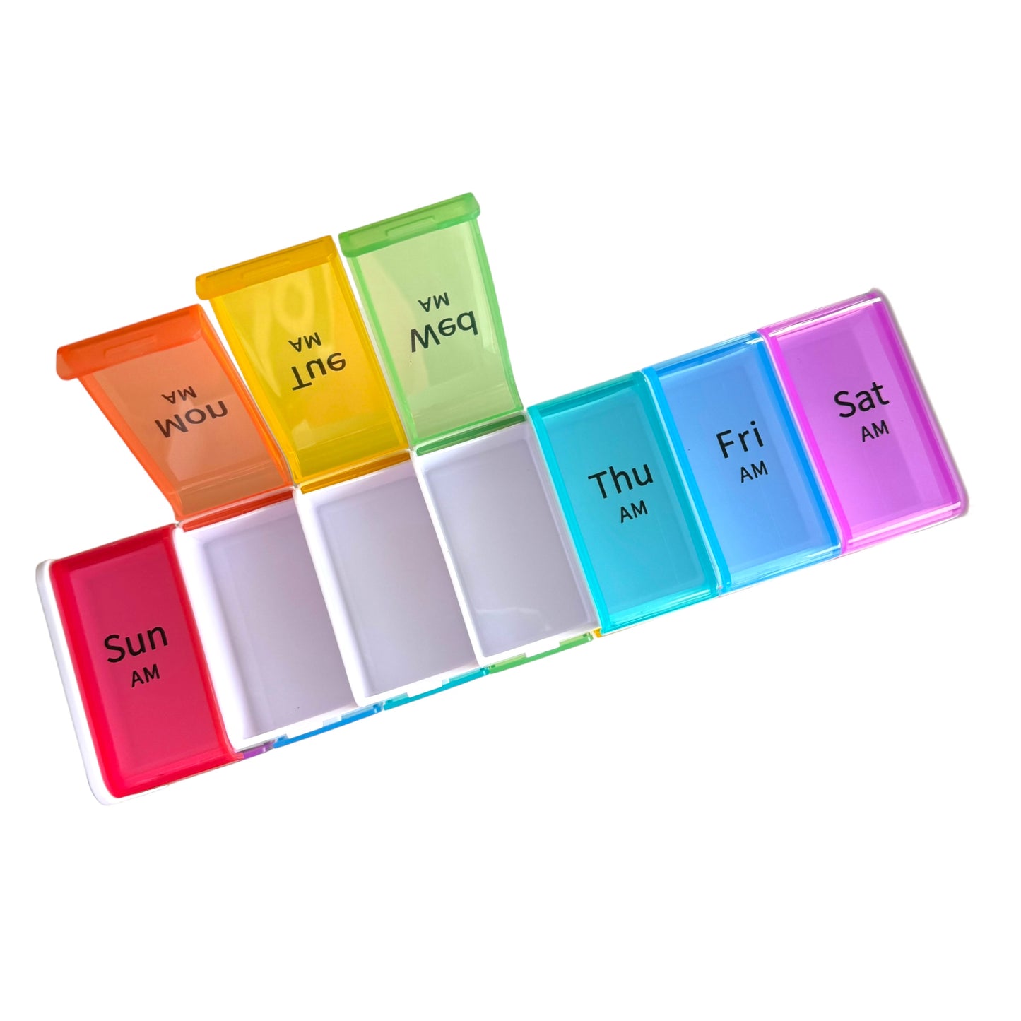 7 Day Pill Box — 2x Day — Super Sized Jumbo Box