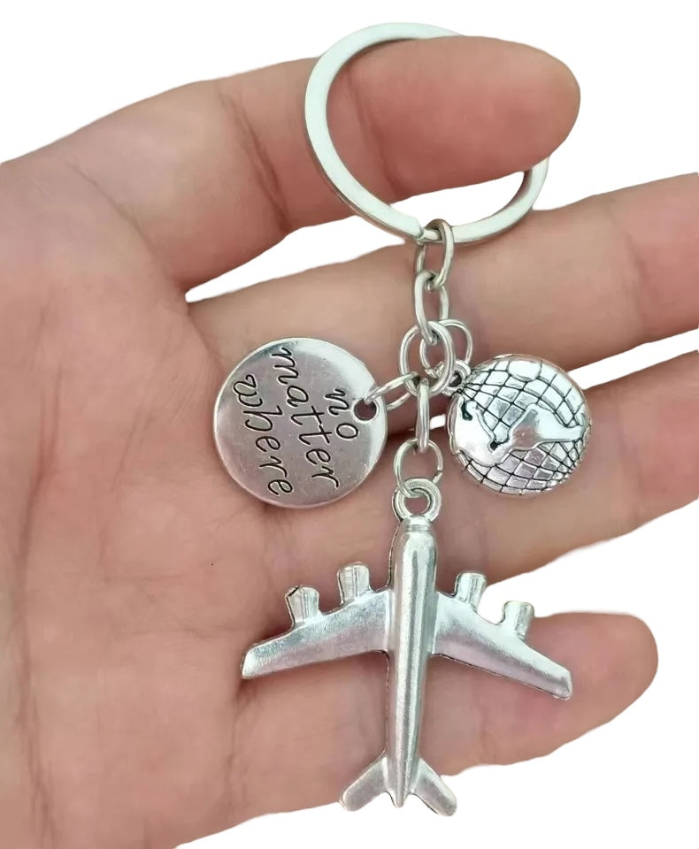 ‘No Matter Where’ Travel Keyring