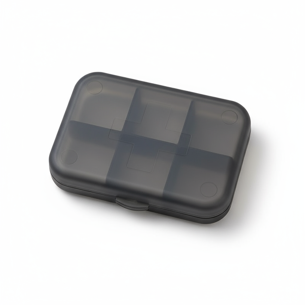 Medication Travel Container - 6 compartments