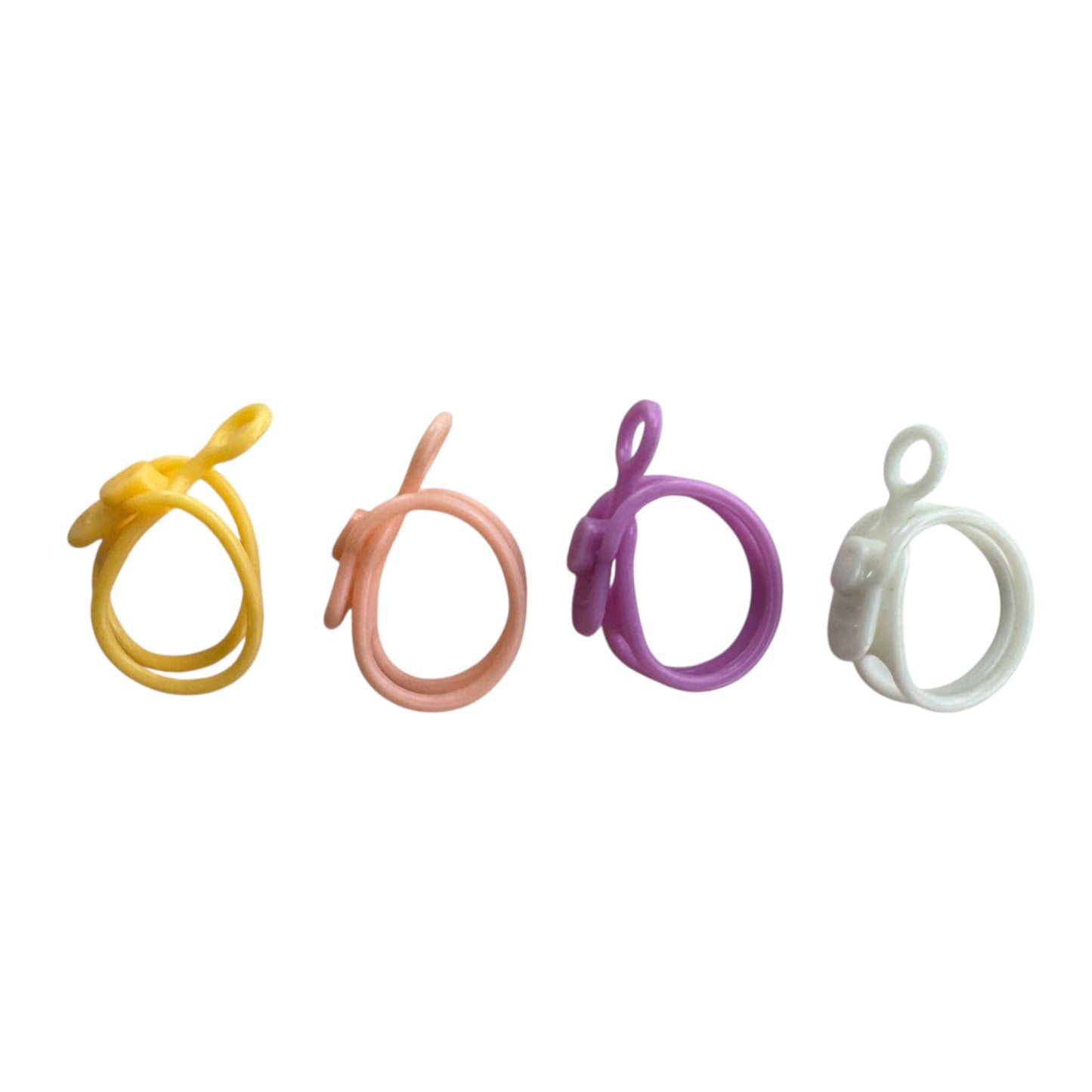 Reusable Silicone Cord Strap With Hook