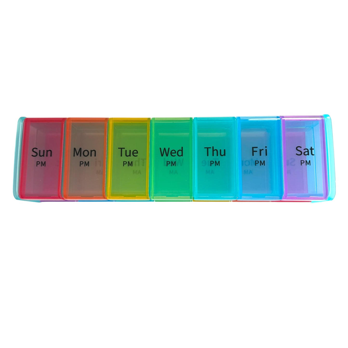 7 Day Pill Box — 2x Day — Super Sized Jumbo Box