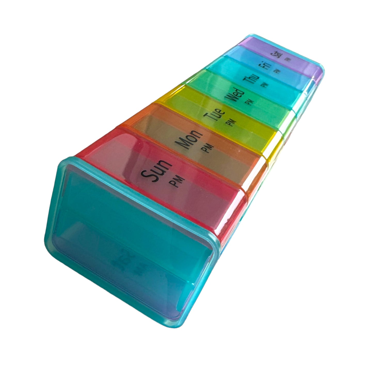 7 Day Pill Box — 2x Day — Super Sized Jumbo Box