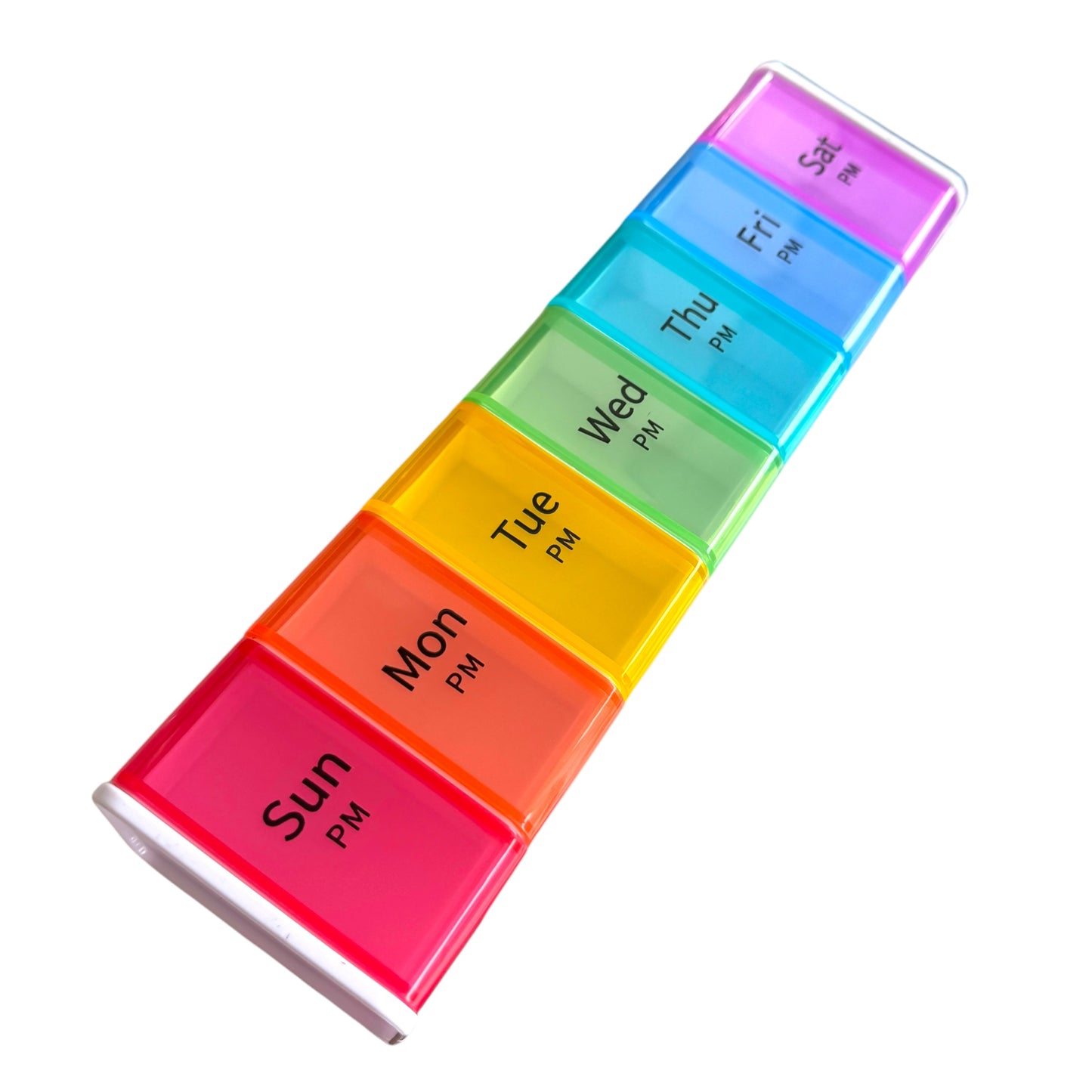 7 Day Pill Box — 2x Day — Super Sized Jumbo Box