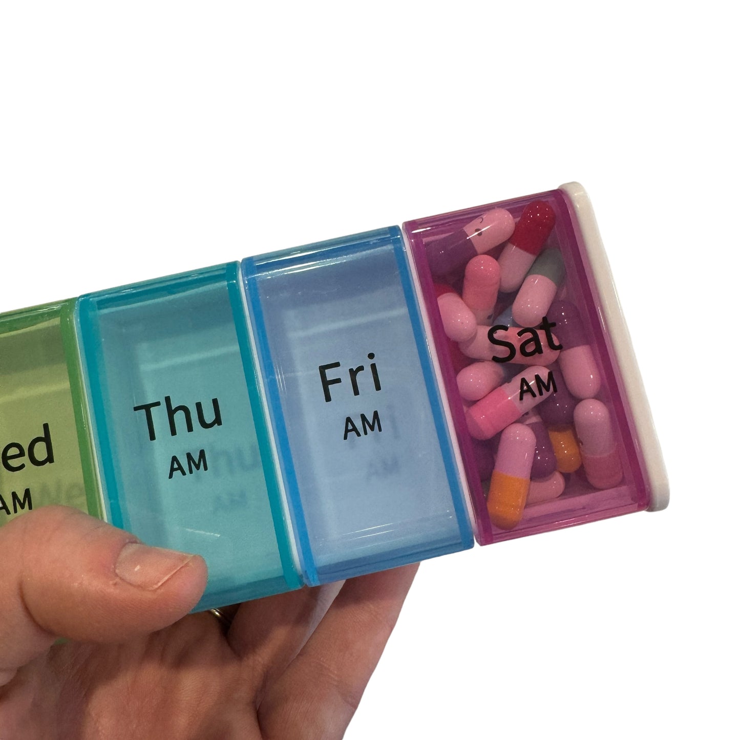 7 Day Pill Box — 2x Day — Super Sized Jumbo Box