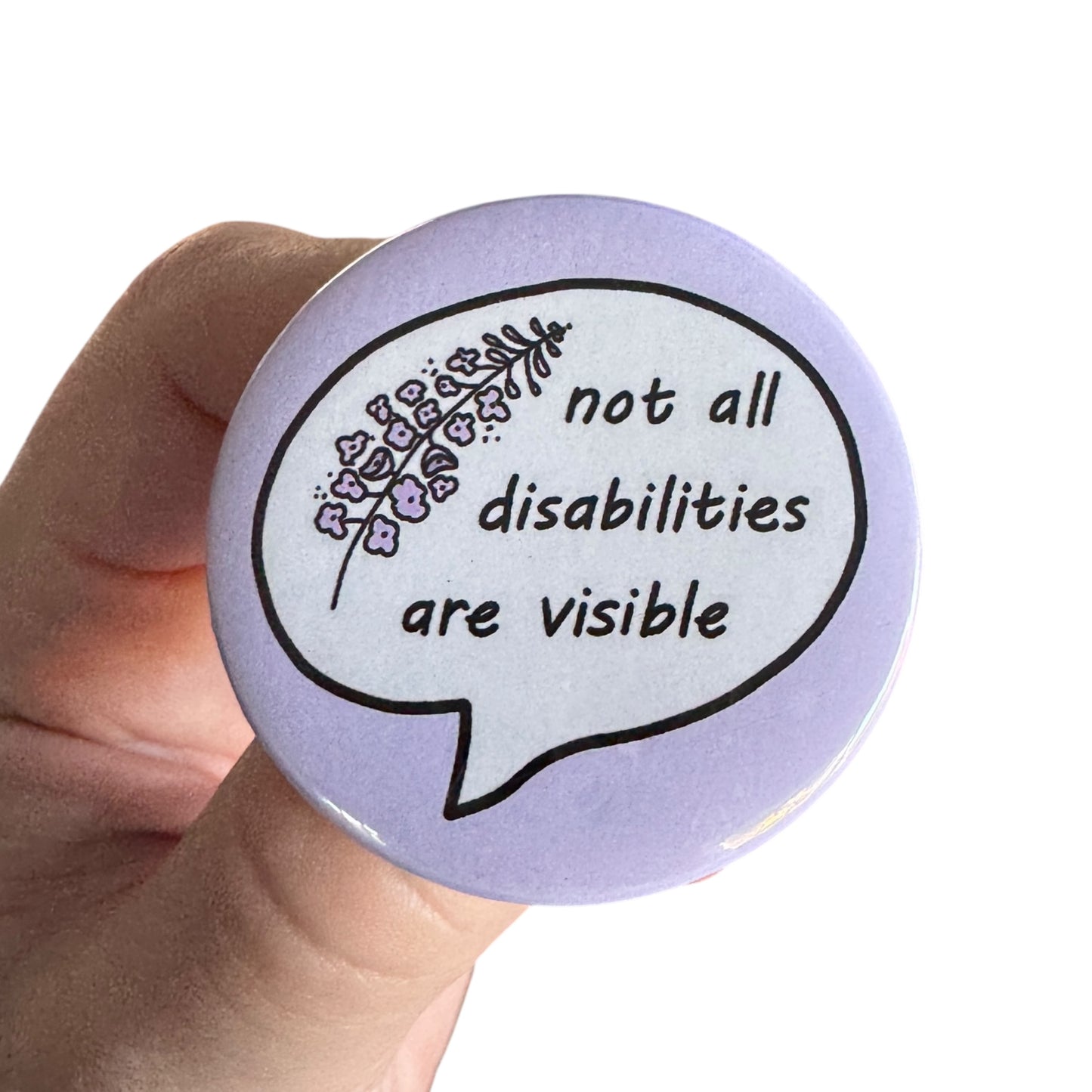 Pins — 'Not all disabilities are visible’