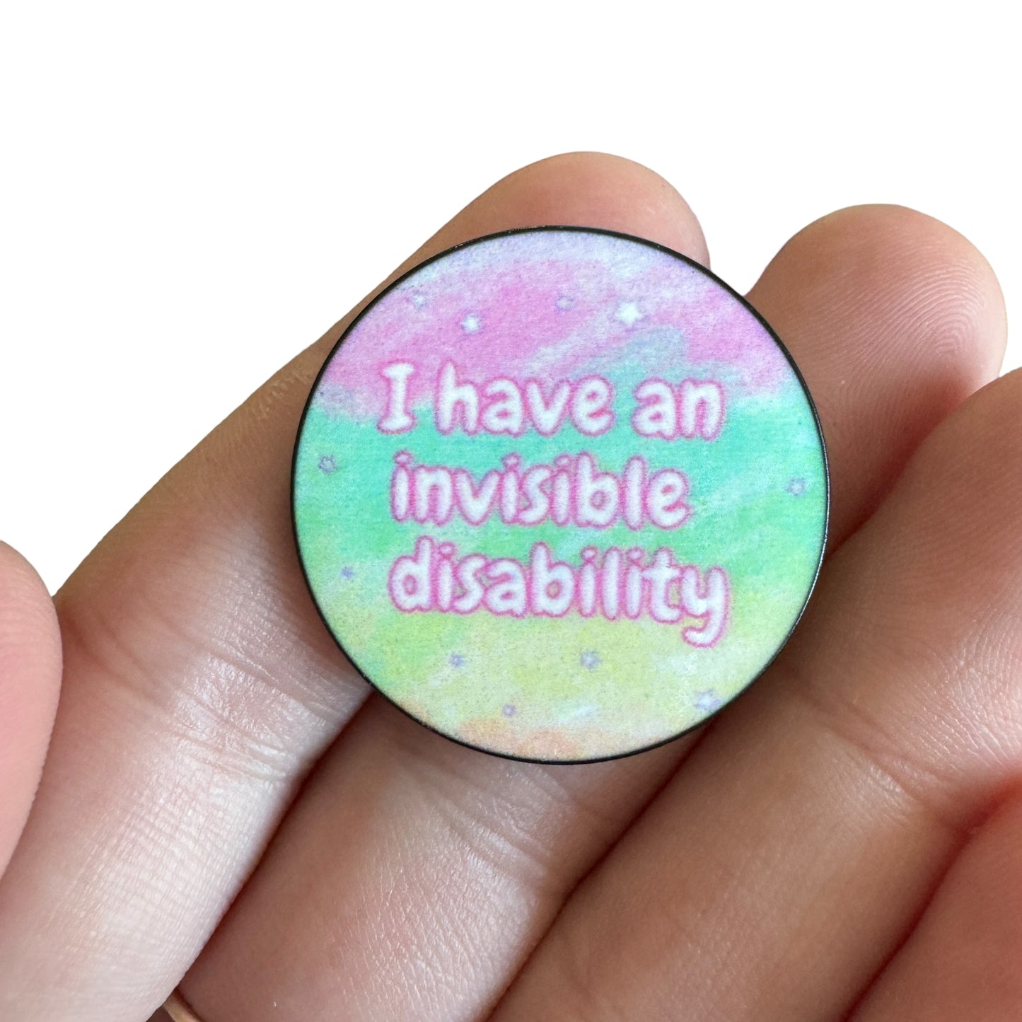Pins — 'I have an invisible disability’