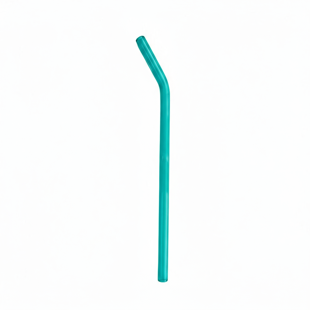 Tall Glass Straws (Bent)
