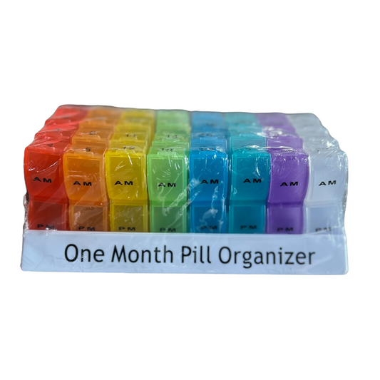 Portable Monthly Pill Organiser — 2 compartment SPIRIT SPARKPLUGS