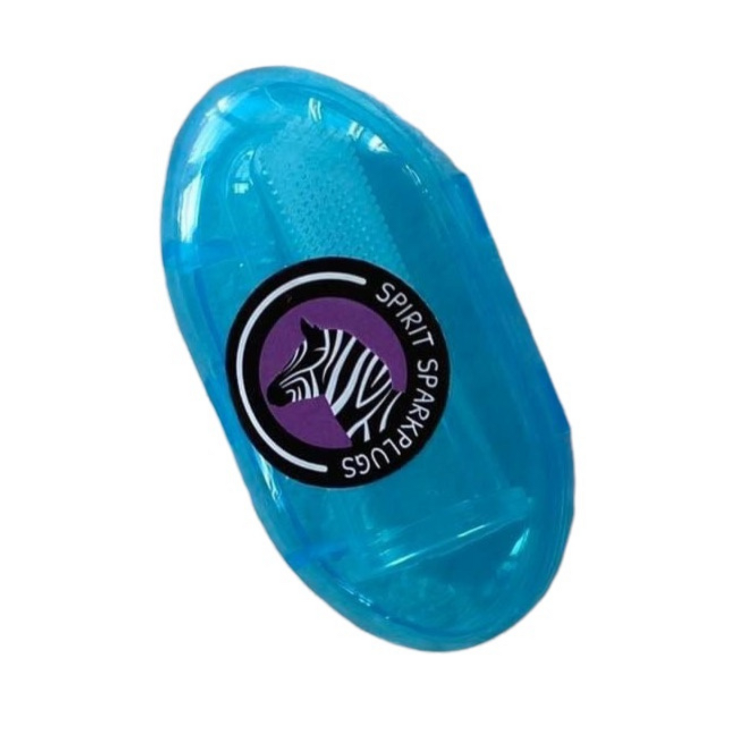 Finger Toothbrush — Adult, Kids, Pets SPIRIT SPARKPLUGS Blue