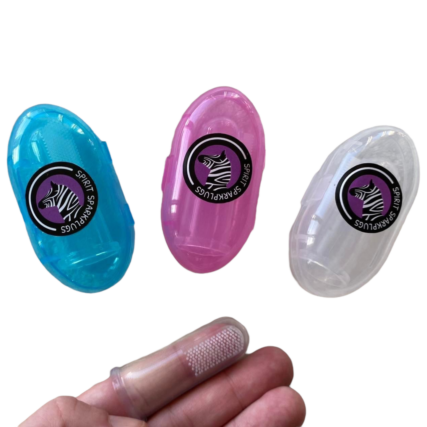 Finger Toothbrush — Adult, Kids, Pets SPIRIT SPARKPLUGS