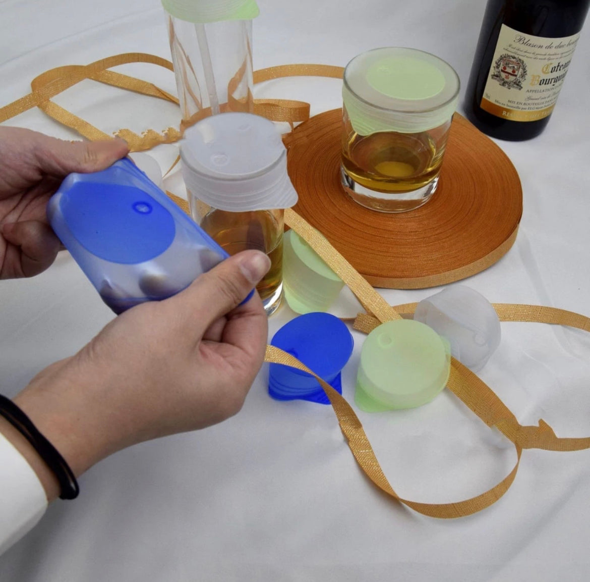 Silicone Cup Cover + Straw SPIRIT SPARKPLUGS