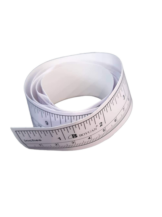 Adhesive Ruler for Crafts SPIRIT SPARKPLUGS Metric Left to Right