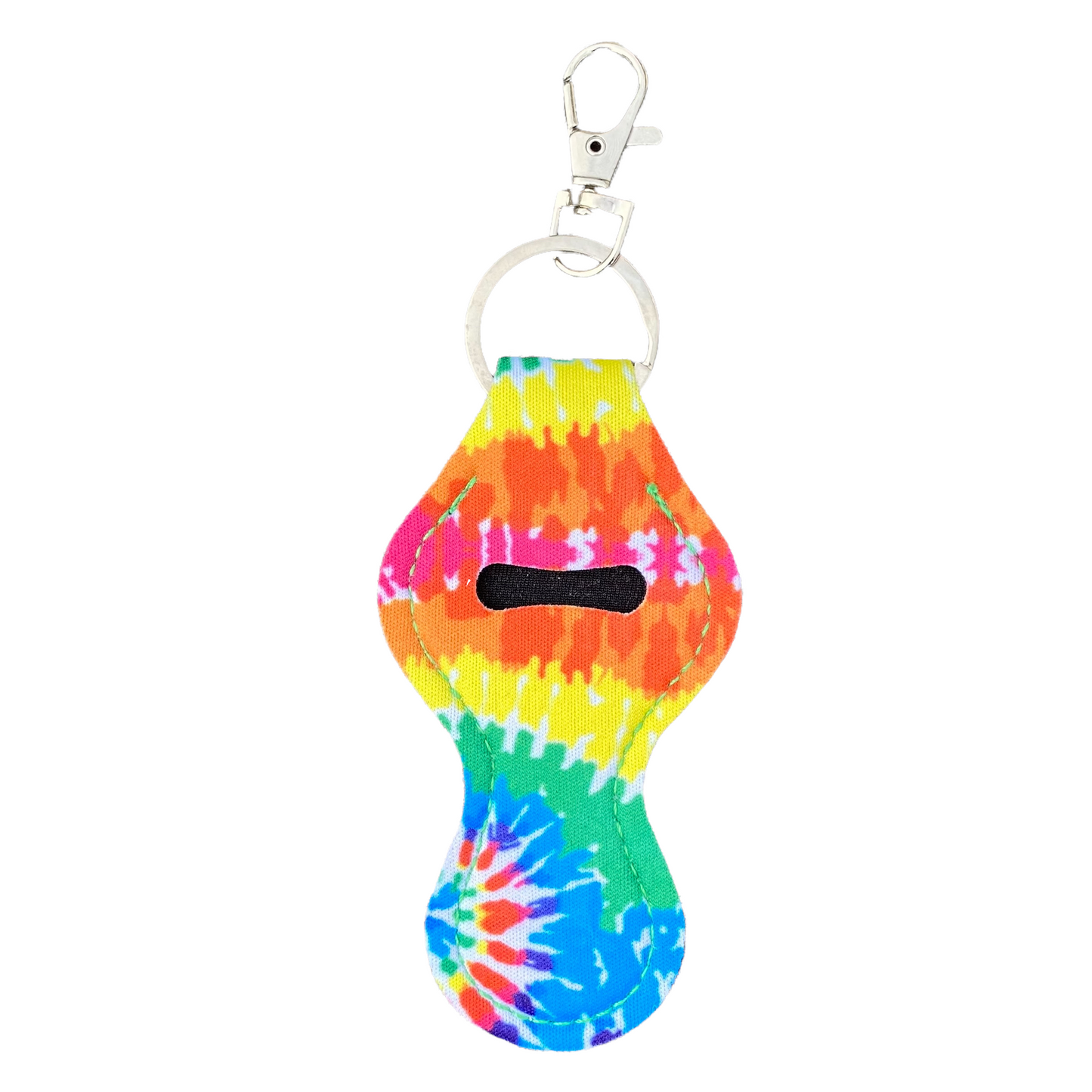 Keyring — Lipstick/Chapstick Holder Keychains SPIRIT SPARKPLUGS Tye Dye