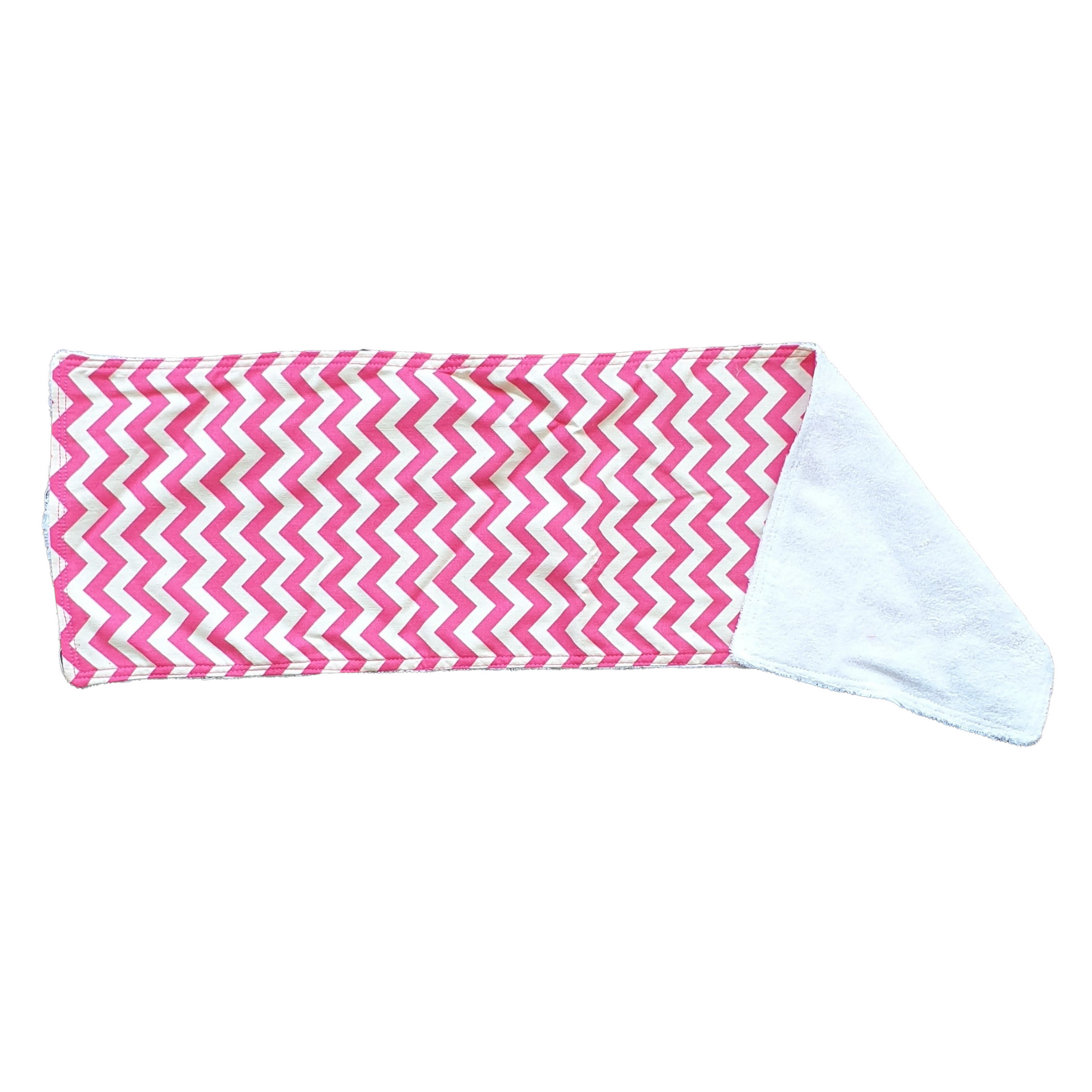 Burping Cloths (assorted patterns) Baby & Toddler Splash Quilting Zig Zag Pink