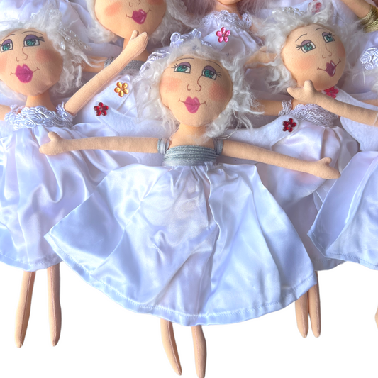 Hanging Christmas Angel Dolls Splash Quilting