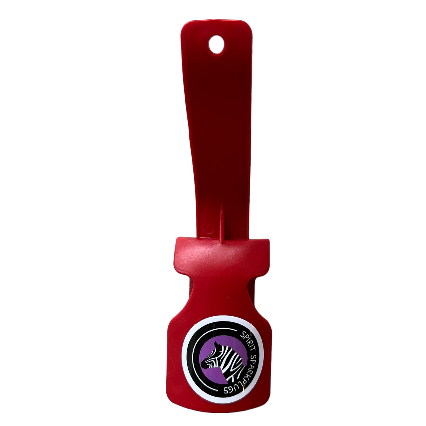 Easy On Easy Off Shoe Horn SPIRIT SPARKPLUGS Red
