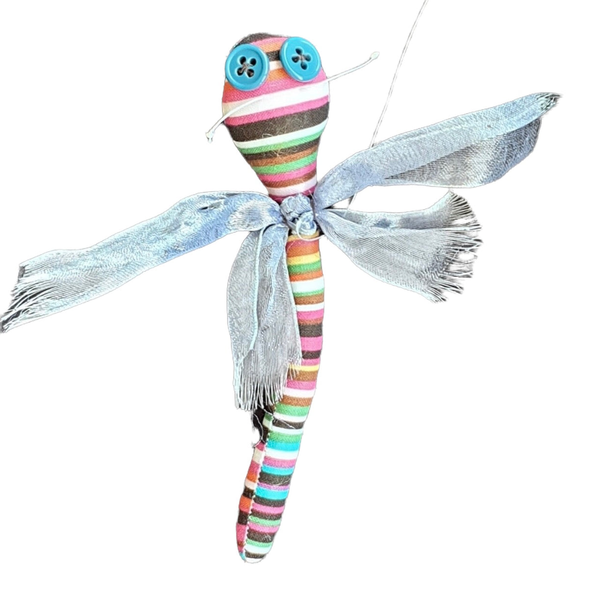 Flying Dragonfly Splash Quilting Pink, green white