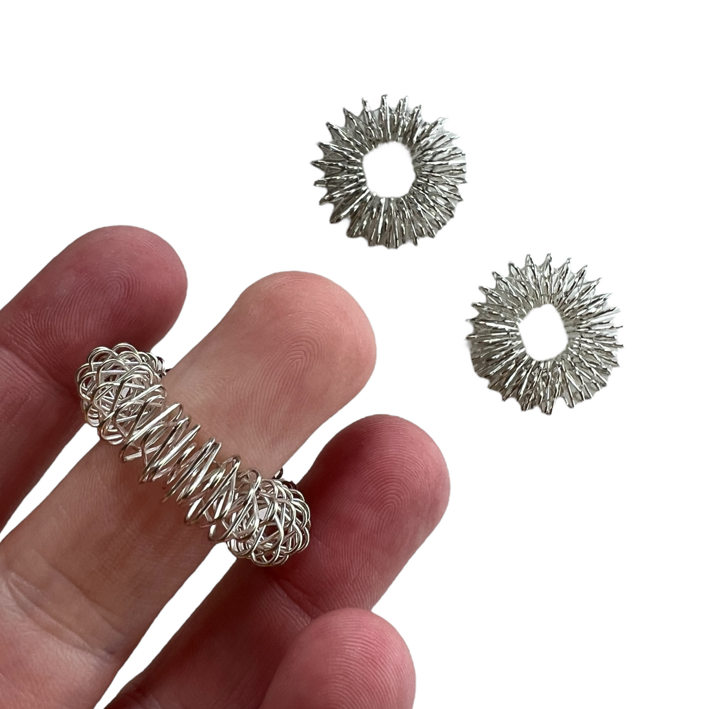 💎💡✝️ Acupuncture Pressure and Sensory Relief Bands SPIRIT SPARKPLUGS Ring