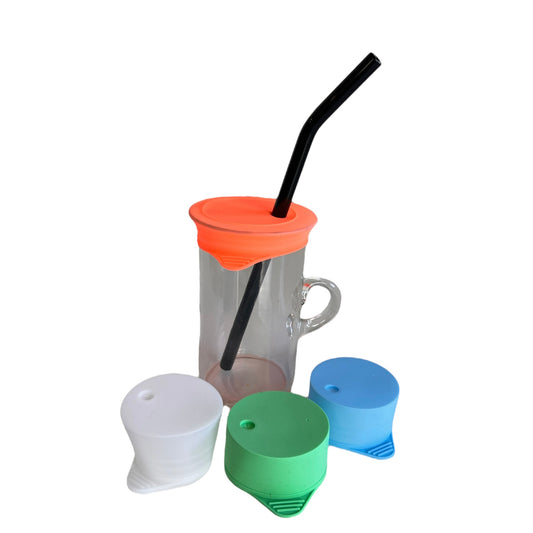 Silicone Cup Cover + Straw SPIRIT SPARKPLUGS