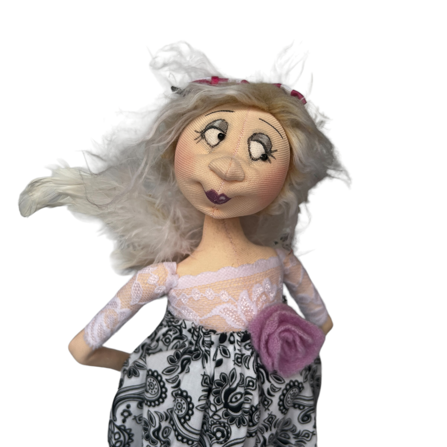 Tina, Sitting Standing Dolls Splash Quilting