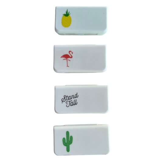 Mini Pill Boxes Travel SPIRIT SPARKPLUGS