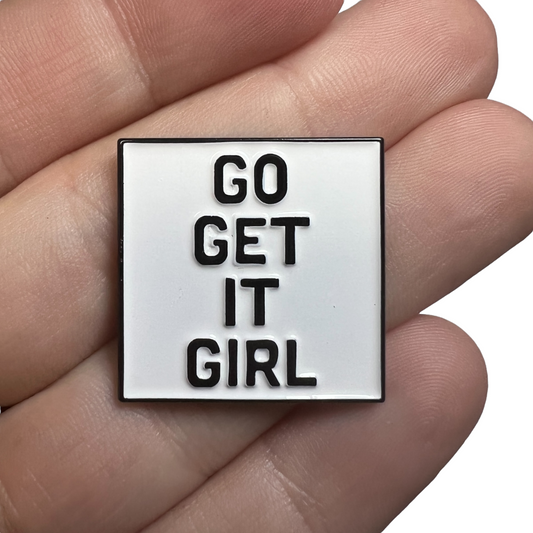 Pin — 'Go Get It, Girl' SPIRIT SPARKPLUGS Go Get It Girl