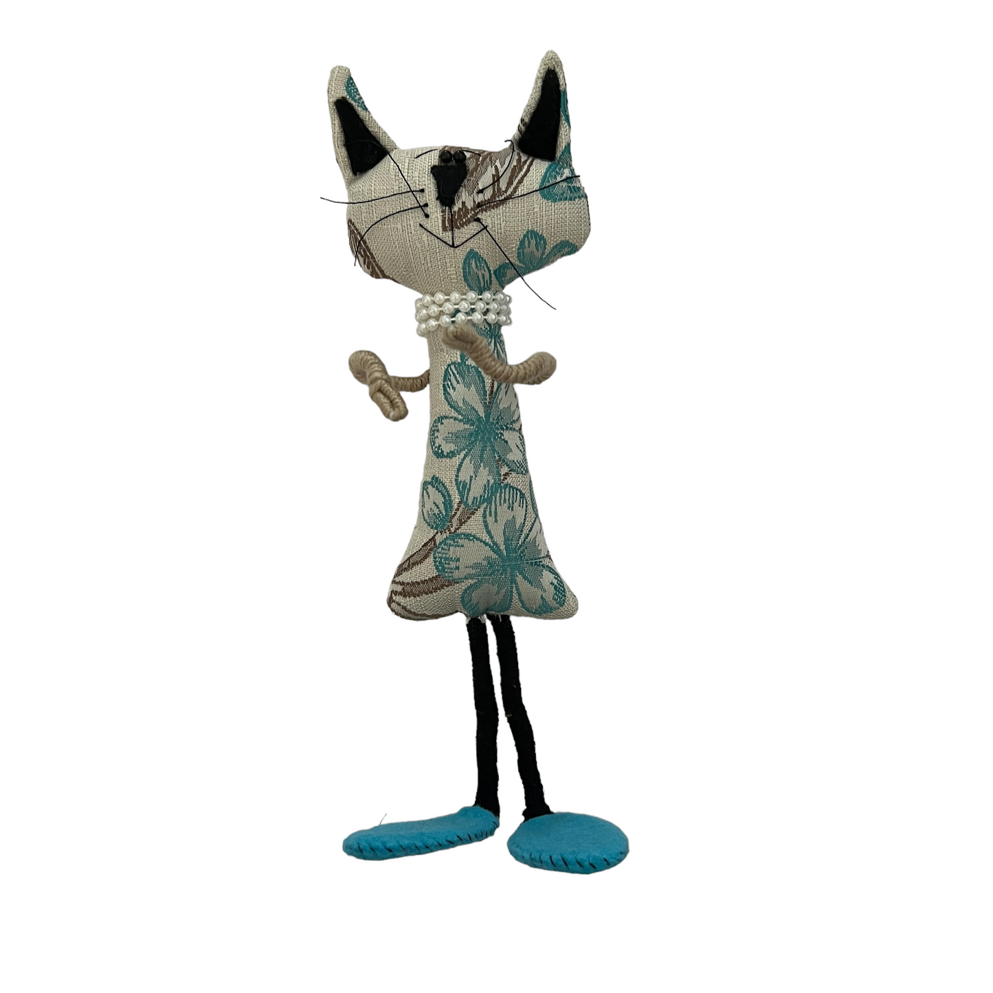 Doll, Bendy Limbs, Assorted Dolls Splash Quilting Canvas Cat