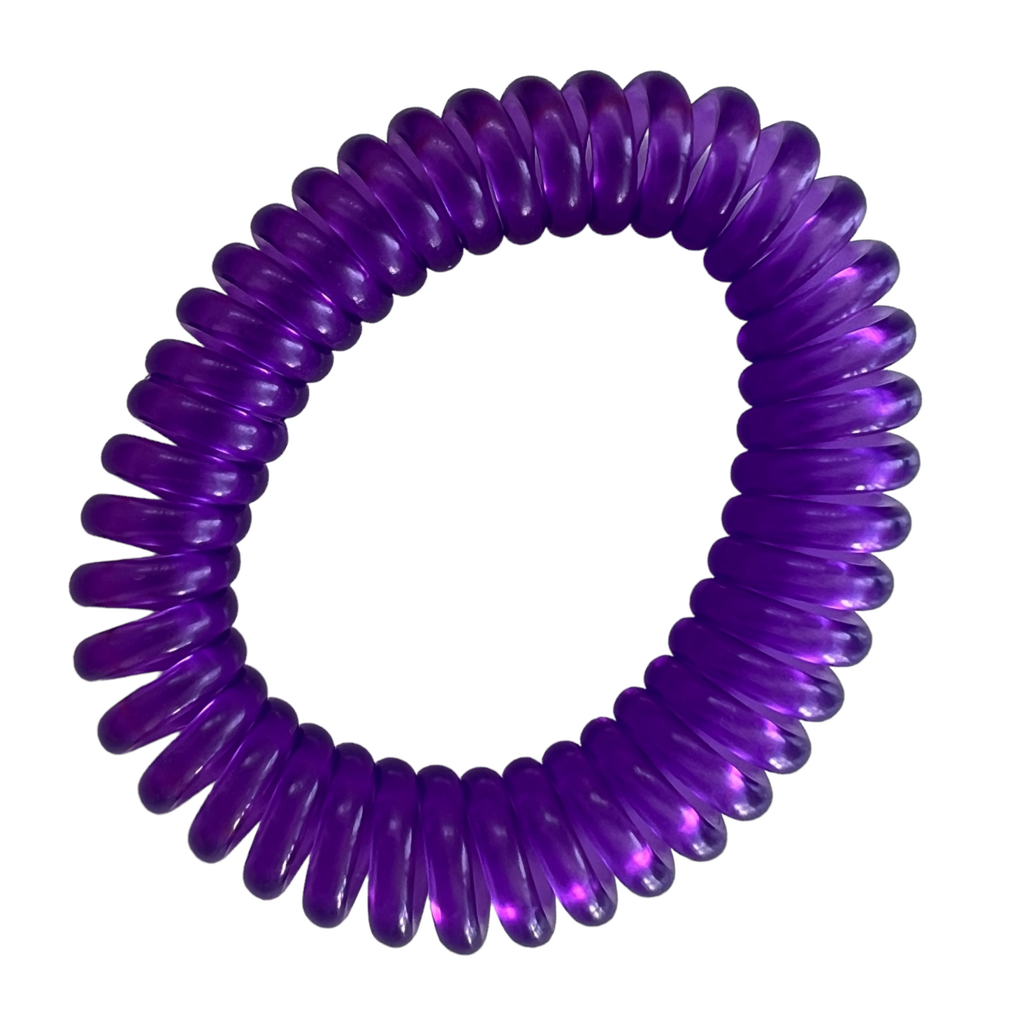 Natural Safe Mosquito Repellent Bracelets SPIRIT SPARKPLUGS Transparent Purple