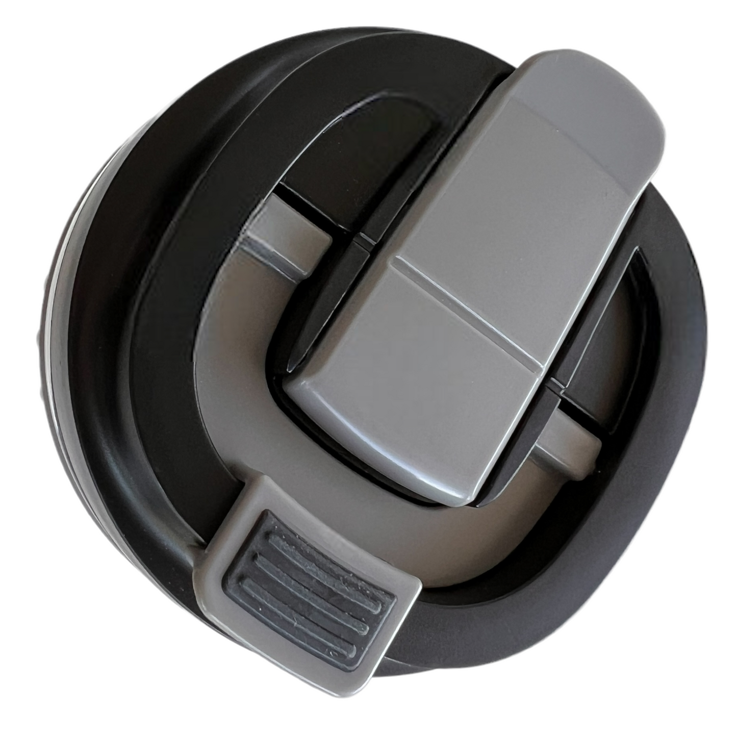 Heavy duty glass mug with lid and built in straw Mobility & Accessibility SPIRIT SPARKPLUGS