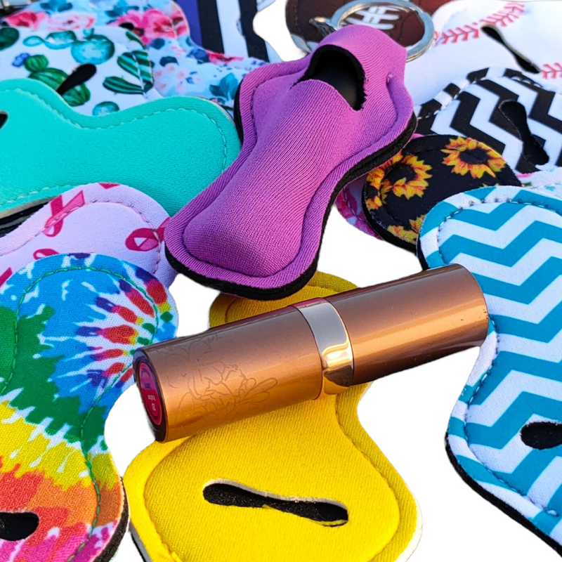 Keyring — Lipstick/Chapstick Holder