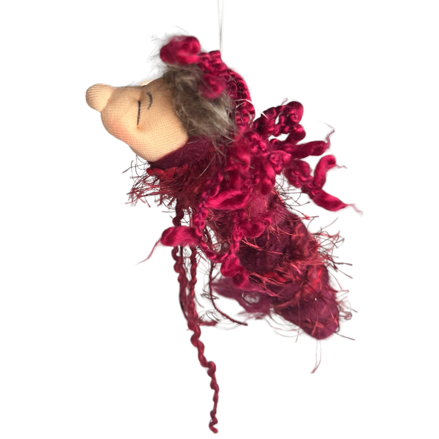 Harry the Hanging Worm Toys Splash Quilting Harry Red