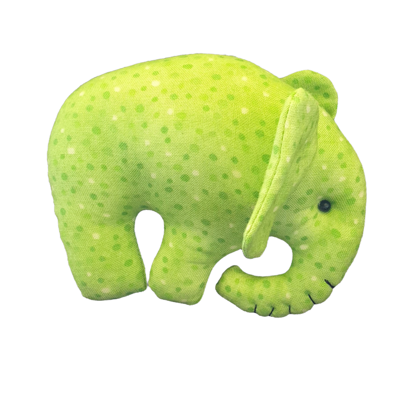 Assorted Toys Splash Quilting Elephant Green