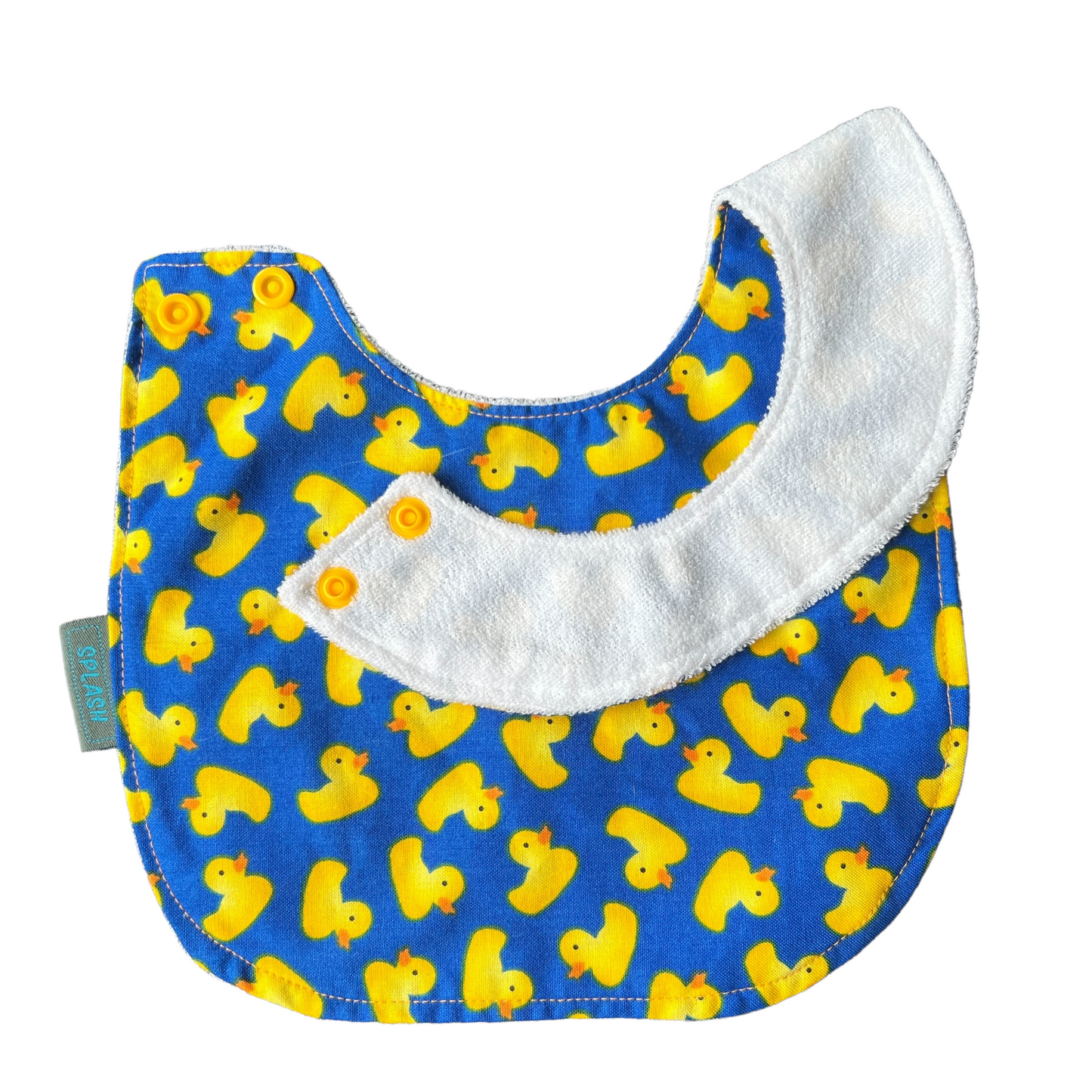 Rounded Side Fastener Bibs (assorted patterns) Bibs Splash Quilting