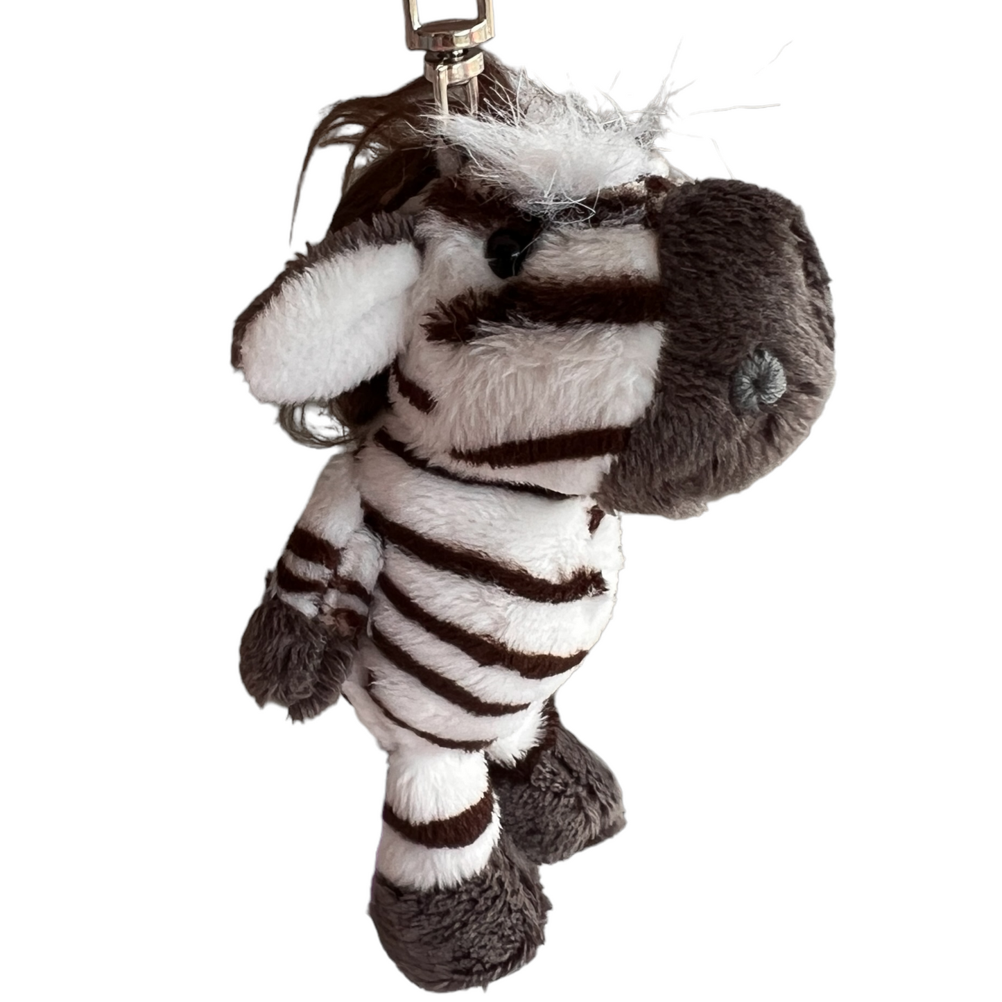 Plush Keyring — Zebra Keychains SPIRIT SPARKPLUGS