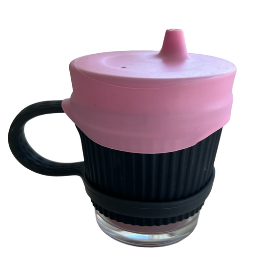 🎨 Silicone Sippy Cup Lid Mobility & Accessibility SPIRIT SPARKPLUGS Pale Pink