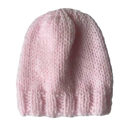 Knitting by Splash Splash Quilting Pink Beanie