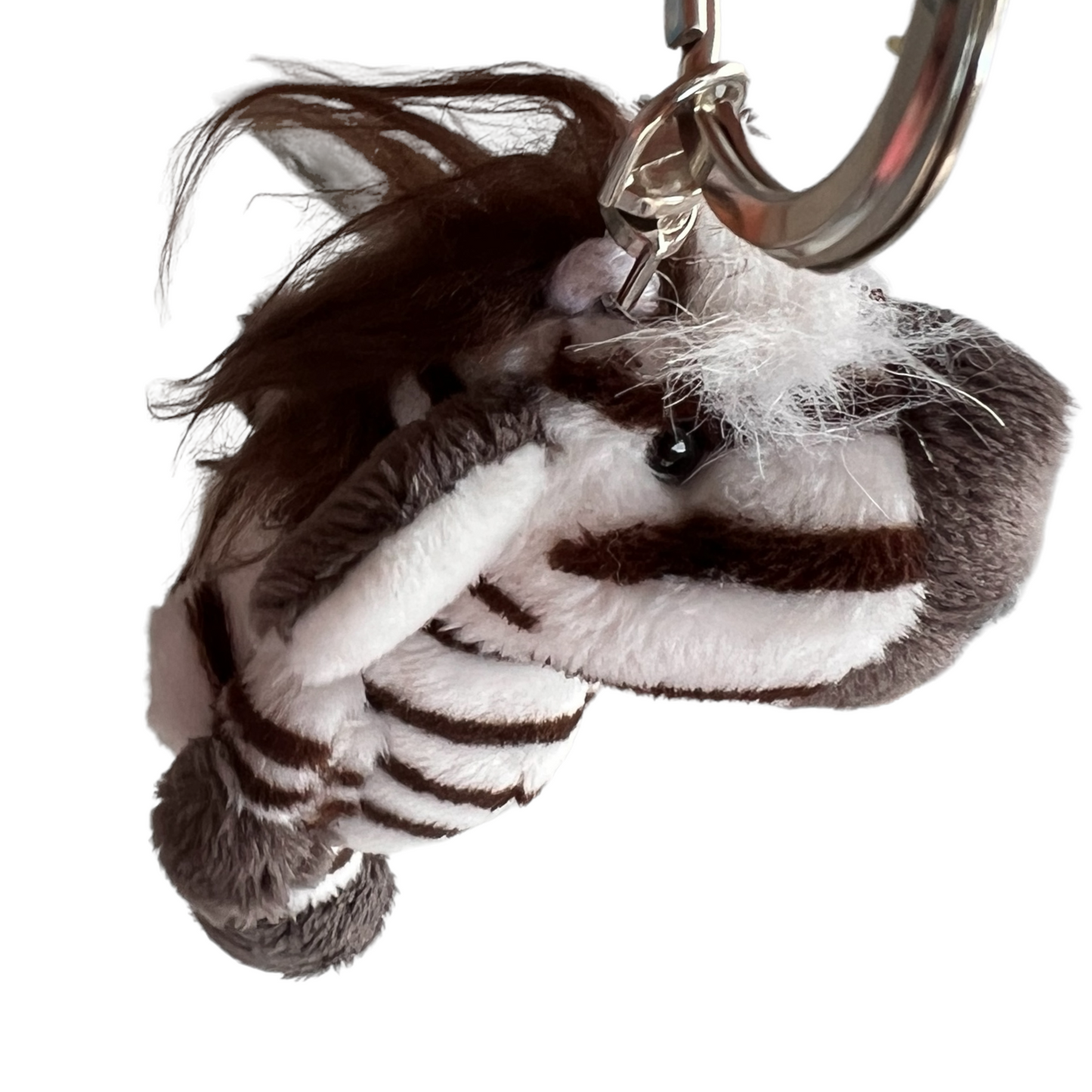 Plush Keyring — Zebra Keychains SPIRIT SPARKPLUGS Zebra