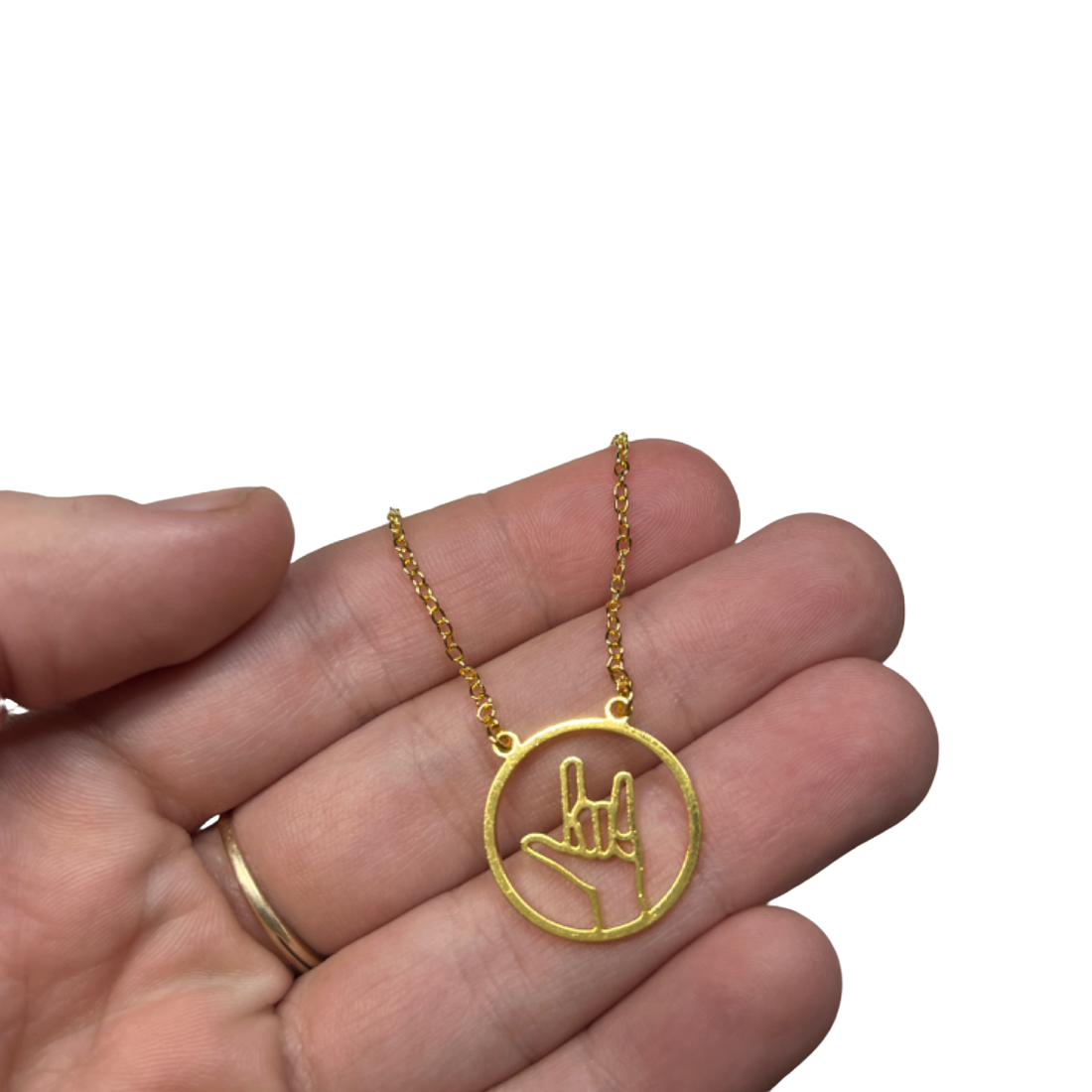 Jewellery — Necklace — Sign Language 'I Love You' SPIRIT SPARKPLUGS