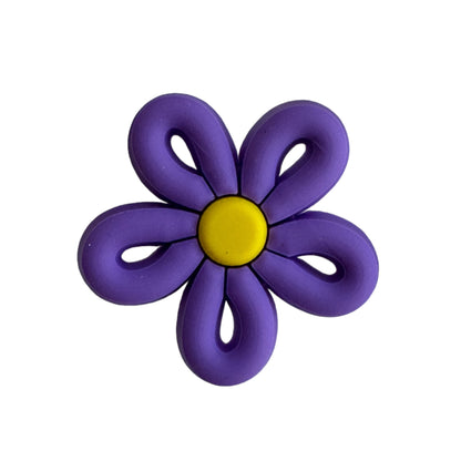 Jibbitz — Purple Flowers Set