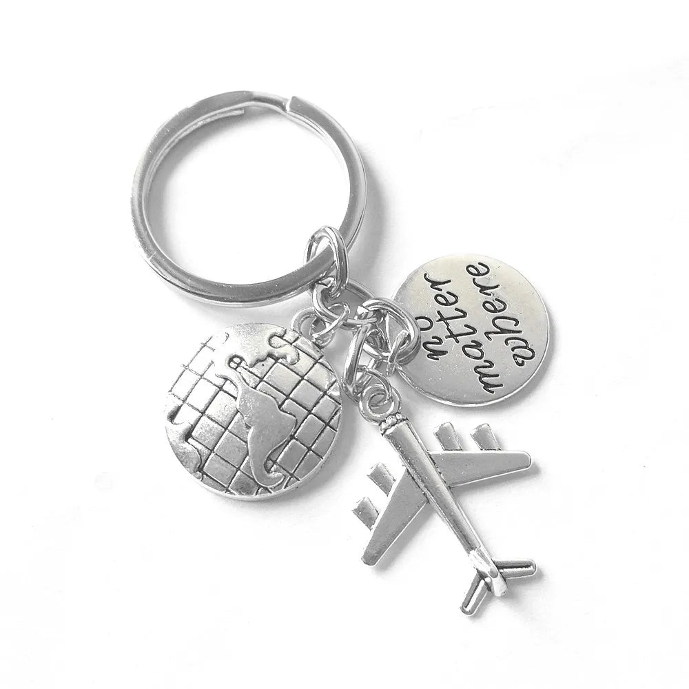 ‘No Matter Where’ Travel Keyring