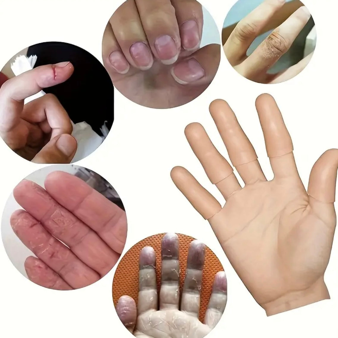 Silicone Finger Tip Protectors