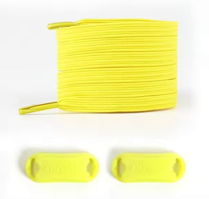 Adaptive ‘No Tie’ Elastic Shoelaces — with Buckle