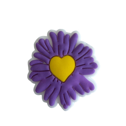 Jibbitz — Purple Flowers Set